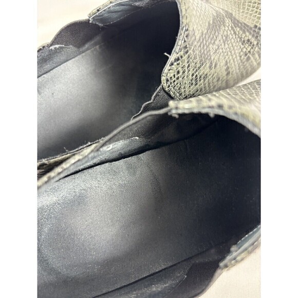 Vionic Stanton Wedge Ankle Boot Bootie Grey Black Snakeprint 8.5 Arch Support - Picture 7 of 12